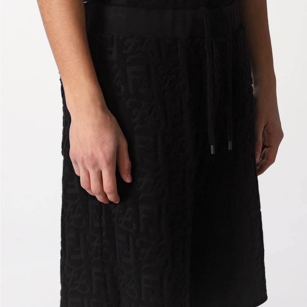 Fendi Bermuda Shorts, Size 40 Us/50 It, Black